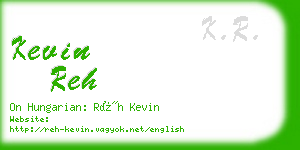 kevin reh business card